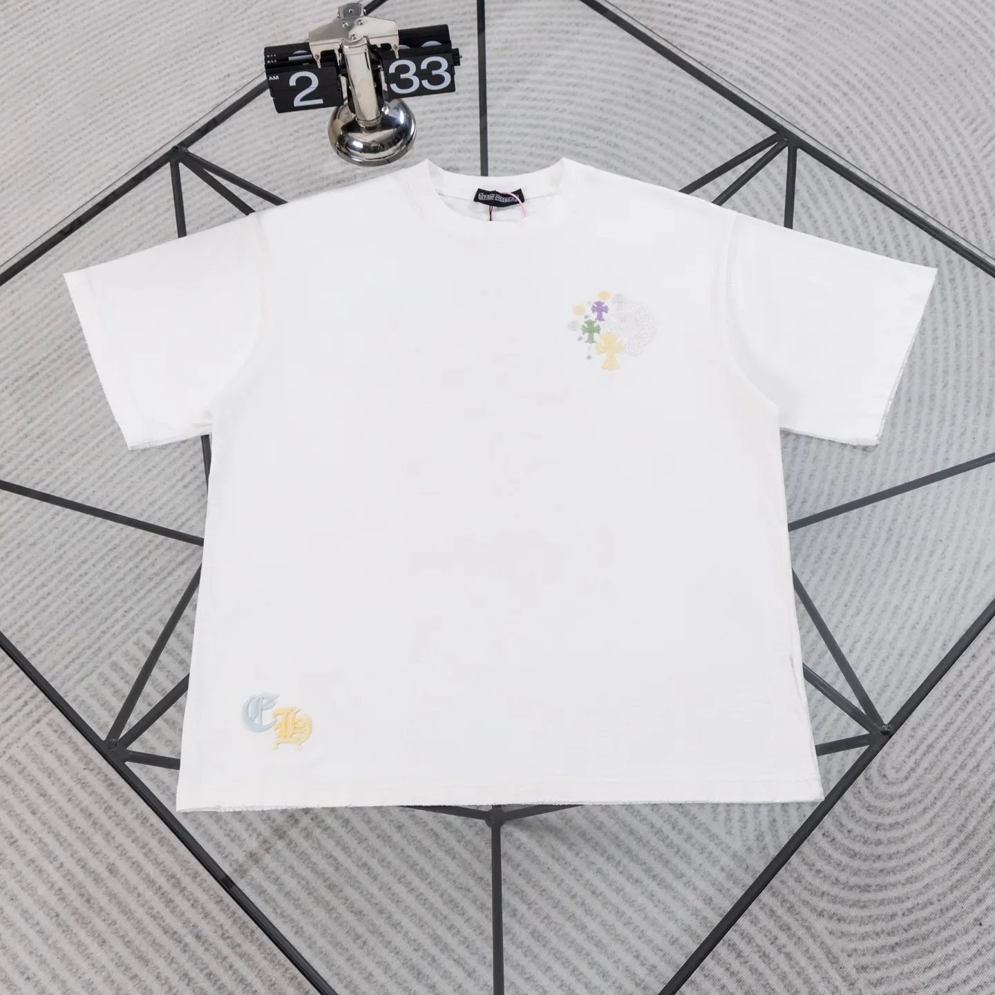 125 Chrome Hearts 26ss New Arrival T Quality Color Change ！ ， ， 。 ， CH ， Black White， ， 。 Classic ， 。 ， ， Same Style， ， 。 Size：S—XL ：Black White